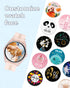 HUAKUA Smart Watches for Women & Men, Compatible with iPhone/Android, Round Fitness Tracker, Waterproof Pink