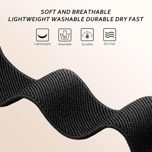 5 Pack Stretchy Nylon Compatible with Fitbit Charge 6 Bands/Fitbit Charge 5 Bands for Women Men, Elastic Adjustable Straps Sport Replacement Wristbands for Fitbit Charge 5/6 Watch