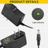 Facmogu 2 Pack DC 5V 2A Power Adapter, AC 100-240V to DC 5V 2A 10W Power Supply Transformers, 5.5 x 2.5mm Jack