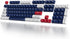 GTSP 150-Keys ASA Profile Keycaps, Double Shot PBT for 75 Percent ISO/ANSI Layout, Compatible with 108/104/87/82/68/61
