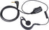 2-Pack Walkie Talkie Earpiece with Mic, 2.5mm 1-Pin G-Shape Headset for Motorola Talkabout Radios