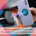 Weewooday 18 Pcs Magnetic Phone Plates Mandala Flower Round Mount Holder with Adhesive for Phone Magnet, Car Mounts
