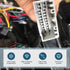 DACIRTY 3 PCS Radio Wire Harness, Standard Stereo DVD Modified Power Speaker Tail Line Connector, Waterproof Plug