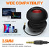 Mini Bass Speaker, mohoss Portable Plug-in Speaker with 3.5mm Aux Audio Input for Smartphones, Laptop