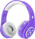 Kids Wireless Bluetooth Headphones, Volume Limited 85db/110db Over-Ear Foldable Headphones with Mic for Boys, Girls