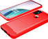 Osophter Flexible TPU Case for Oneplus Nord N10, Shock-Absorption Protective Cover, Red