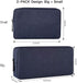 2-Pack Portable Storage Pouch Bag, Universal Electronics Accessories Case Cable Organizer Compatible with Hard Drive