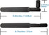 WiFi 6E Antenna Tri-Band 6GHz, 5GHz, 2.4GHz Omnidirectional RP-SMA Male Wi-Fi Antennas for PC, Desktop, IP Camera,