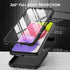 Samsung Galaxy A03s Phone Case, Shockproof Silicone Slim Cover, Durable TPU Dual Layer Drop-Proof Cover Black