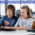 Konohan 18 Pack Kids Headphones Bulk | Classroom Set of Adjustable 3.5mm Wired Headphones for School