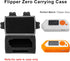 Hard Carrying Case for Flipper Zero, Flipper Zero Bumper Protective Cover, Mesh Pocket fit Cable, Black (Case Only)
