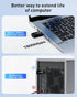 USB WiFi Adapter for Desktop PC, AX1800 WiFi 6 Adapter, 5GHz 2.4GHz USB 3.0 Wireless Network Adapter for Desktop