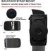EZHIZHEYU Backpack Magnetic Cellphone Holder For Strap - Phone Shoulder Strap Clamp Mount with Phone Protected Lanyard