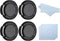 PATIKIL 28mm Lens Cap, 4 Pack Sides Pinch Snap Camera Lens Cover for Front Lens with Cloth