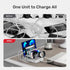Unitek Multi USB Charging Station, 6 Port USB C Dock with 2 PD 20W for iPad, iPhone, Samsung, Tablets