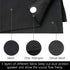 WAYBER Black Speaker Grill Cloth, Stereo Mesh Fabric for Speaker Repair - 55 x 20 in / 140 x 50 cm