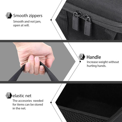 co2CREA X-H2S X-H2 Hard Travel Case Replacement for Fujifilm Mirrorless Camera