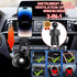 HZEL 2 1 Car Phone Holder, in Automotive Air Vent Cellphone Stand Mount for Dashboard Windshield, Adjustable Vehicle