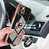 Omorro iPhone 11 Pro Max Case for Women, Bling Glitter Plating Rose Gold Slim Soft Luxury Cover with Ring Holder