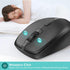 Ergonomic Bluetooth Mouse and Mouse Pad for Laptop, Silent with 3-Levels DPI, USB Nano Receiver for Android PC Notebook
