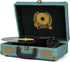 Mersoco Vinyl Record Player 3-Speed Bluetooth Suitcase Portable Belt-Driven, Supports Bluetooth, RCA Output,