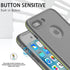 Waterproof Case for iPhone 8 Plus & 7 Plus - Underwater Snowproof Dirtproof Shockproof Cover - Grey/Green