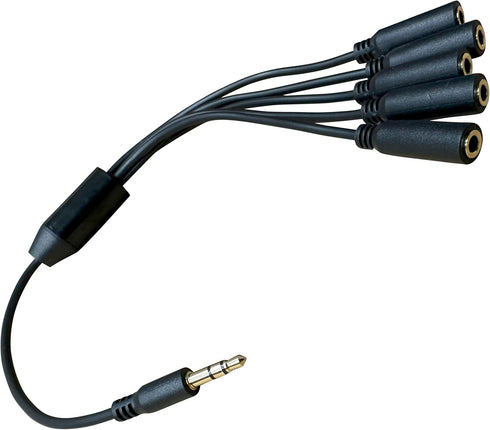 Premium 3.5mm Splitter, Headphone Splitter, Audio Splitter, Aux Splitter, 5 Way Headphone Splitter for Headphones