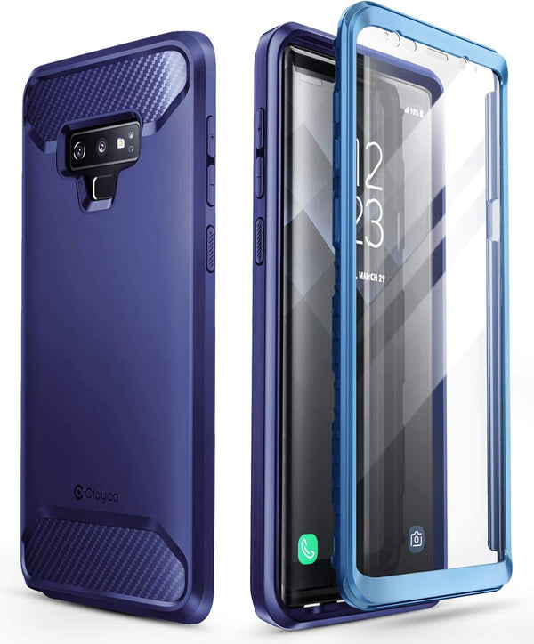 Clayco Rugged Mobile Phone Case for Samsung Galaxy Note 9 (2018 Release) - 5G 360 Degree Full Cover with Screen
