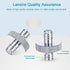 LANXIRE 1/4" 1/4" 2 Packs Male to Male Threaded Tripod Screw Adapter, Double Head Stud Mounting Thread Converter