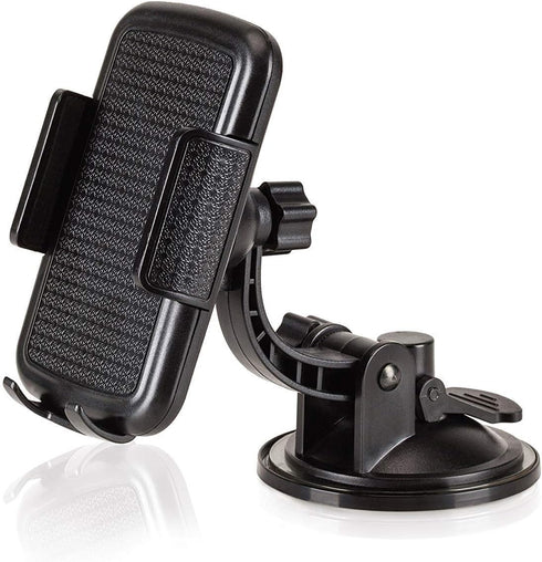 Bestrix Phone Car Holder for Dash & Windshield, Compatible with iPhone & Galaxy Smartphones