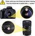 70-90mm Camera Lens Hood Collapsible Reversible Filter Thread Rubber Digital Hood DSLR Cap Shade (For Lens)