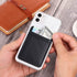Phone Wallet Stick on, 2Pack Phone Card Holder for Back of Phone Case, Leather Credit Card Holder for Cell Phone Sticky