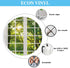 Allenjoy 7x5ft Spring Window Scenery Photography Backdrop - White Windowsill Floral Green Forest for Baby Photo Shoot