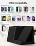 2-in-1 Pen Holder with Wireless Charger, Compatible with iPhone 16/15/14/13/12/11/8 Series, Desk Phone Stand