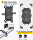 iMESTOU Motorcycle Phone Holder - Wireless Charger and USB 3.0 Quick Charge Mount, Fits 22-32mm Handlebar, Suitable for