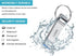 230GB Waterproof USB Flash Drive, High Speed Memory Stick with Keychain Design for Laptop and Tablet
