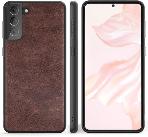 SALAWAT Galaxy S21 Plus Case - Slim PU Leather Vintage Shockproof Cover for Samsung Galaxy S21 Plus 6.7inch