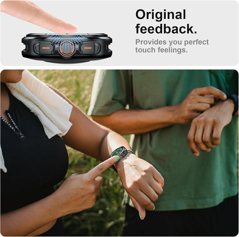 2 Pack 9H Tempered Glass Screen Protector for Samsung Galaxy Watch Ultra 47mm (2024), Waterproof HD Film