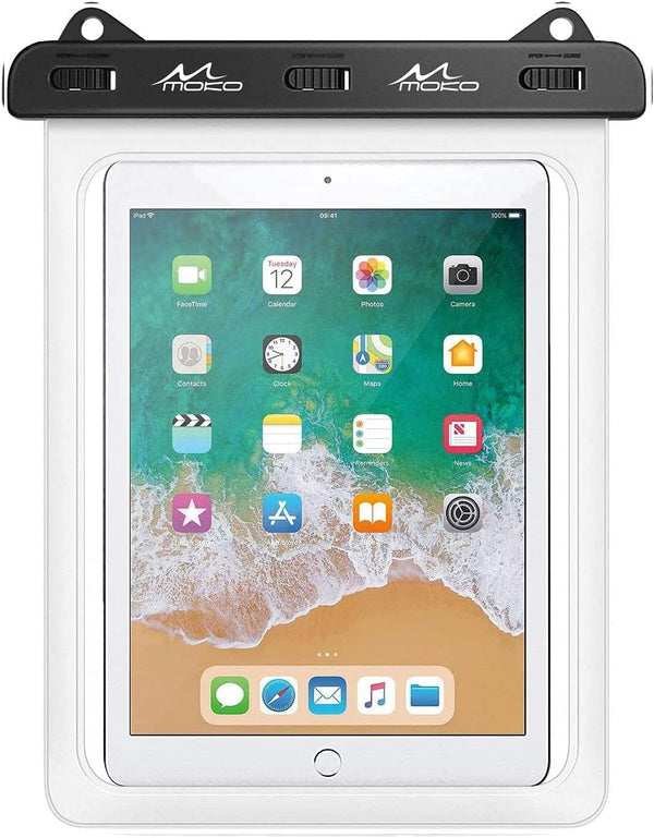 MoKo Waterproof Tablet Case, Dry Bag Compatible with iPad 10th, Mini 6/5/4/3, Air 5/4, Pro 11 2022, Galaxy Tab S6/S7,
