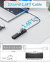 PHIXERO 7 Port USB Hub with 1.6FT Long Cable, Multi USB Port Hub, USB Extension Hub for Laptop, Compatible with USB