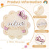 12 3D 1-12 Pcs Butterfly Wooden Baby Girl Monthly Milestone Cards Sign Months Milestone Marker Discs Newborn