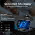 Wireless Charger for Samsung with Clock, 3 in 1 Charging Station for Samsung Galaxy S24 Ultra/S23 Ultra/Z Flip 6/5/Fold