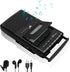 Retro Cassette Player & Tape Recorder with Standalone Mircophone, Portable Tape to