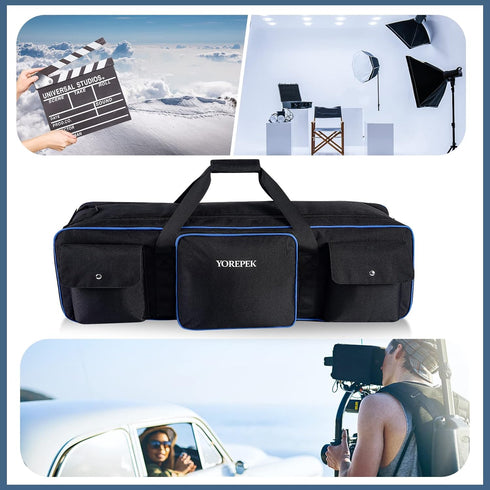 YOREPEK Tripod Carrying Case Bag 40.5", Light Stand Bag with 2 Protective Pads, Photo Studio Equipment Case