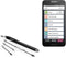 BoxWave EverTouch Stylus Pen for Jitterbug Smart2, Fiber Tip Capacitive Stylus - Jet Black