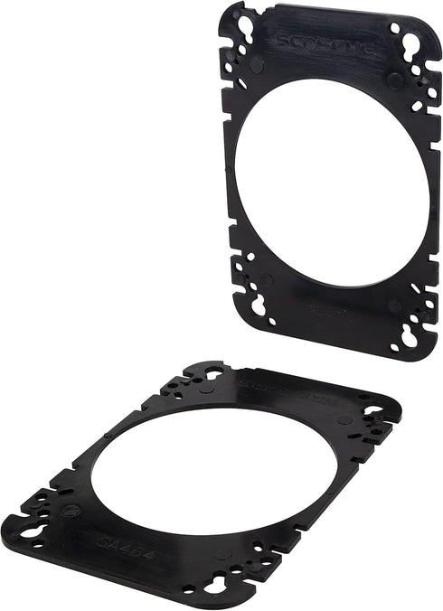Scosche Universal 4" x 6'' to 4" Speaker Adapters for Select Import and Domestic Vehicles (1 Pair)