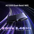 Tenda AC1200 4 100 IPv6 Controls(AC6) Smart WiFi Router, High Speed Dual Band Wireless Internet Router with Smart APP