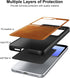 Foluu Samsung Galaxy Z Flip 6 5G Case, Yellow Leather + Hard PC Shell Ultra Thin Slim Durable Protective Cover