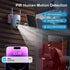 Wireless Outdoor Solar Security Cameras, 360° PTZ Remote Home Security, 2K 3MP with Spotlight Color Night Vision
