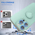 ABITKU 16 16 6.9 inch, for iPhone Pro Max Case with Ring Stand, Liquid Silicone Slim Design Support Magnetic Car Mount